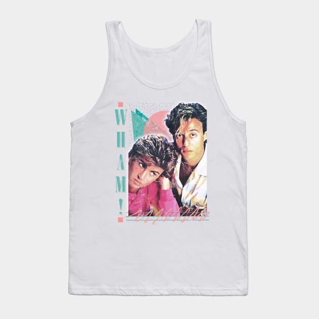 Wham! / Faded Vintage Look / Original Design Tank Top by DankFutura